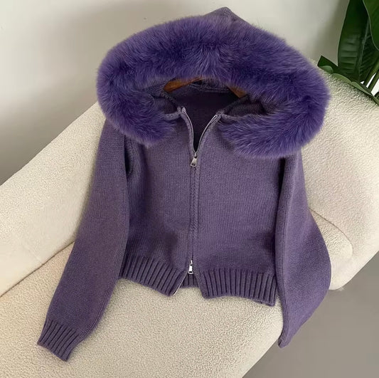 Amethyst Knit Jacket